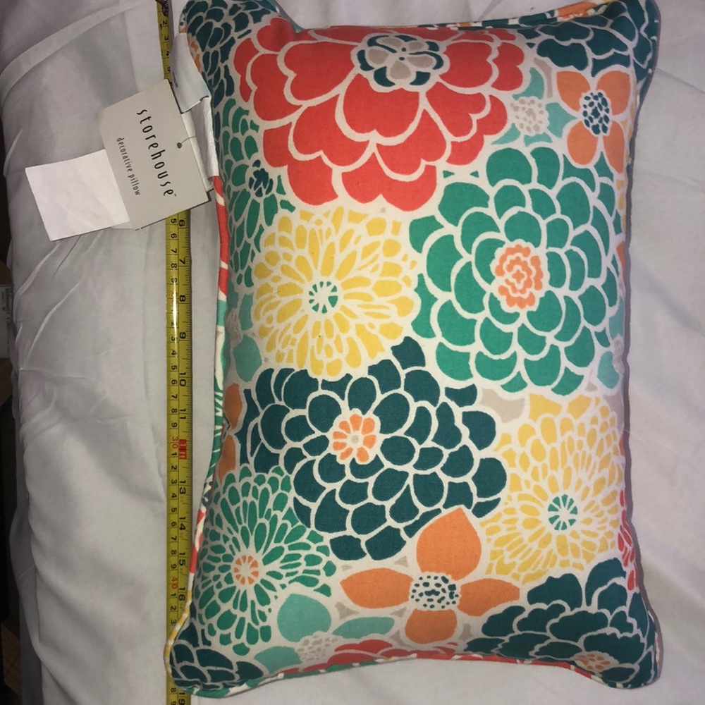 Storehouse multicolor decorative pillow